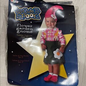 Flower Garden Gnome Toddler Costume